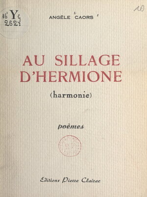 cover image of Au sillage d'Hermione